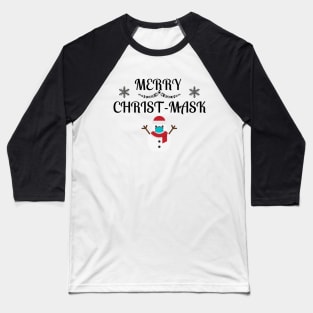 Merry Christmask Quarantine Baseball T-Shirt